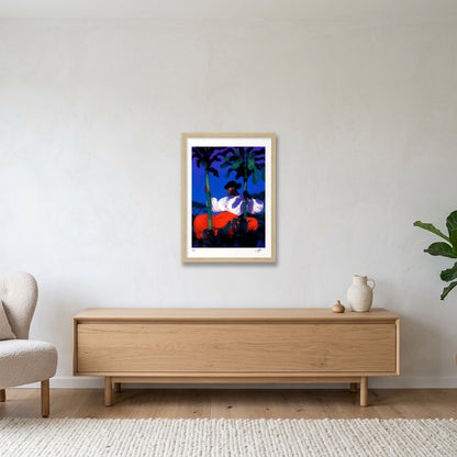 Solène — A3 (30×42cm, 12×17") Oak Frame
