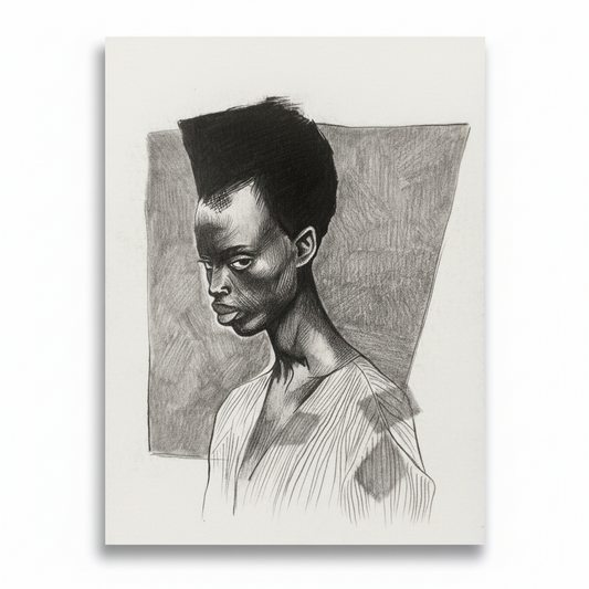 Unmovable ORIGINAL PENCIL DRAWING