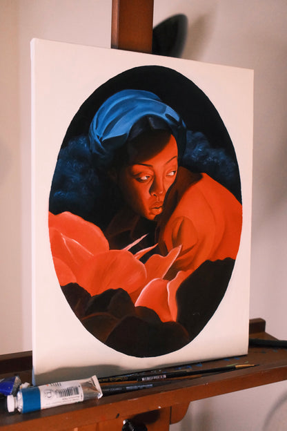 The Burning Garden ORIGINAL OIL PAINTING