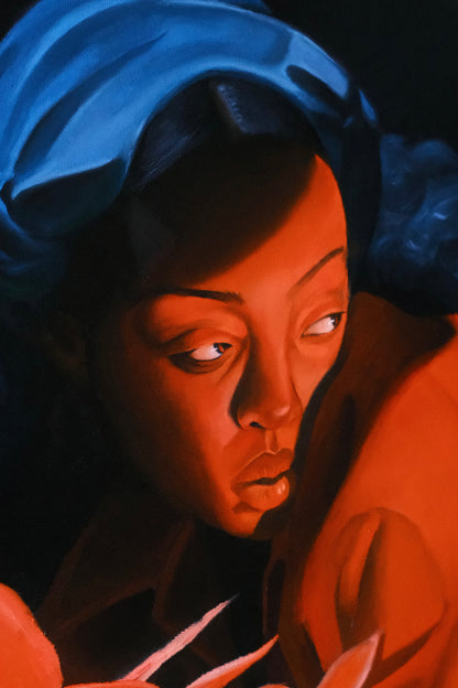 The Burning Garden ORIGINAL OIL PAINTING