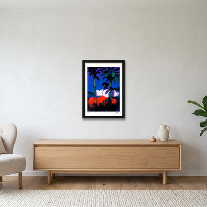 Solène — A3 (30×42cm, 12×17") Black Frame